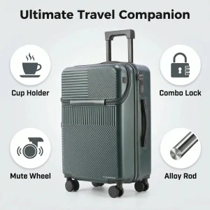 20 Inch Carry‑On Boarding Suitcase