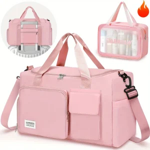 Waterproof Duffel Weekender with Dry & Wet Separation